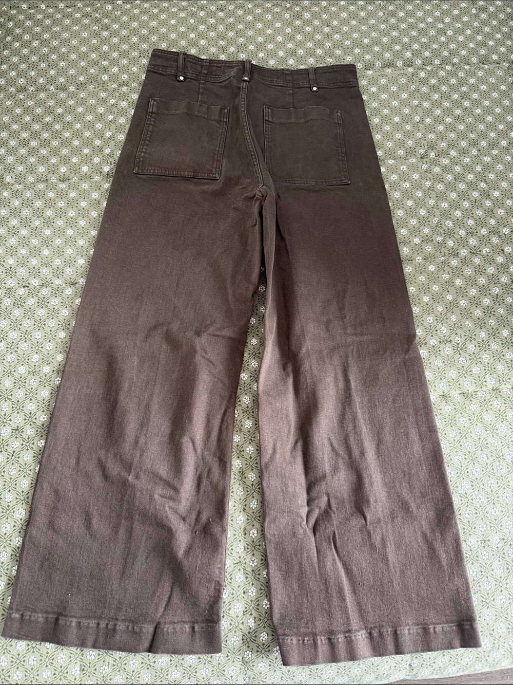 Zara Brown Wide-Leg Pants - Picture 2 of 3